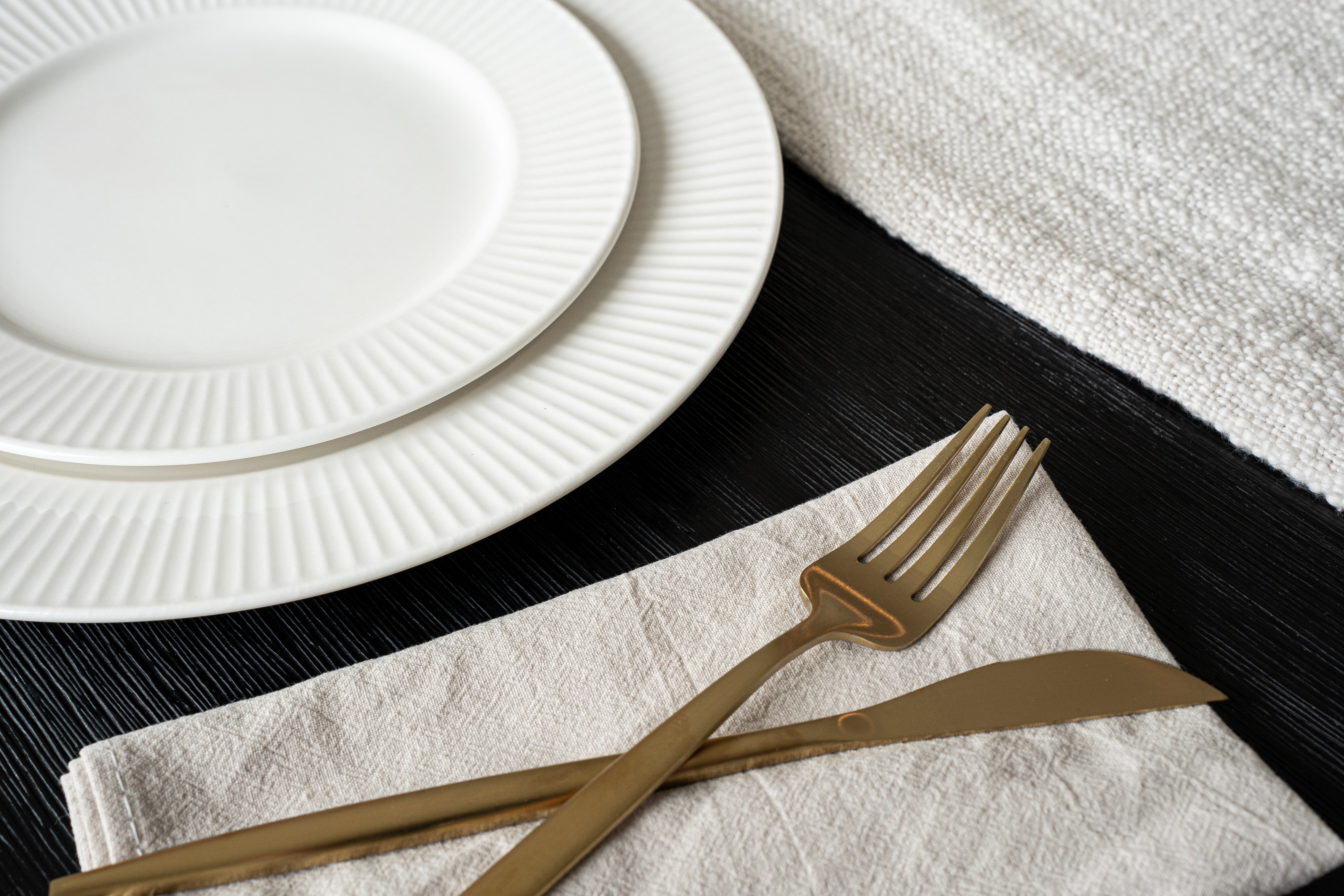 Santorini Collection - Bone China 12 Piece Dinnerware Set (Sun)