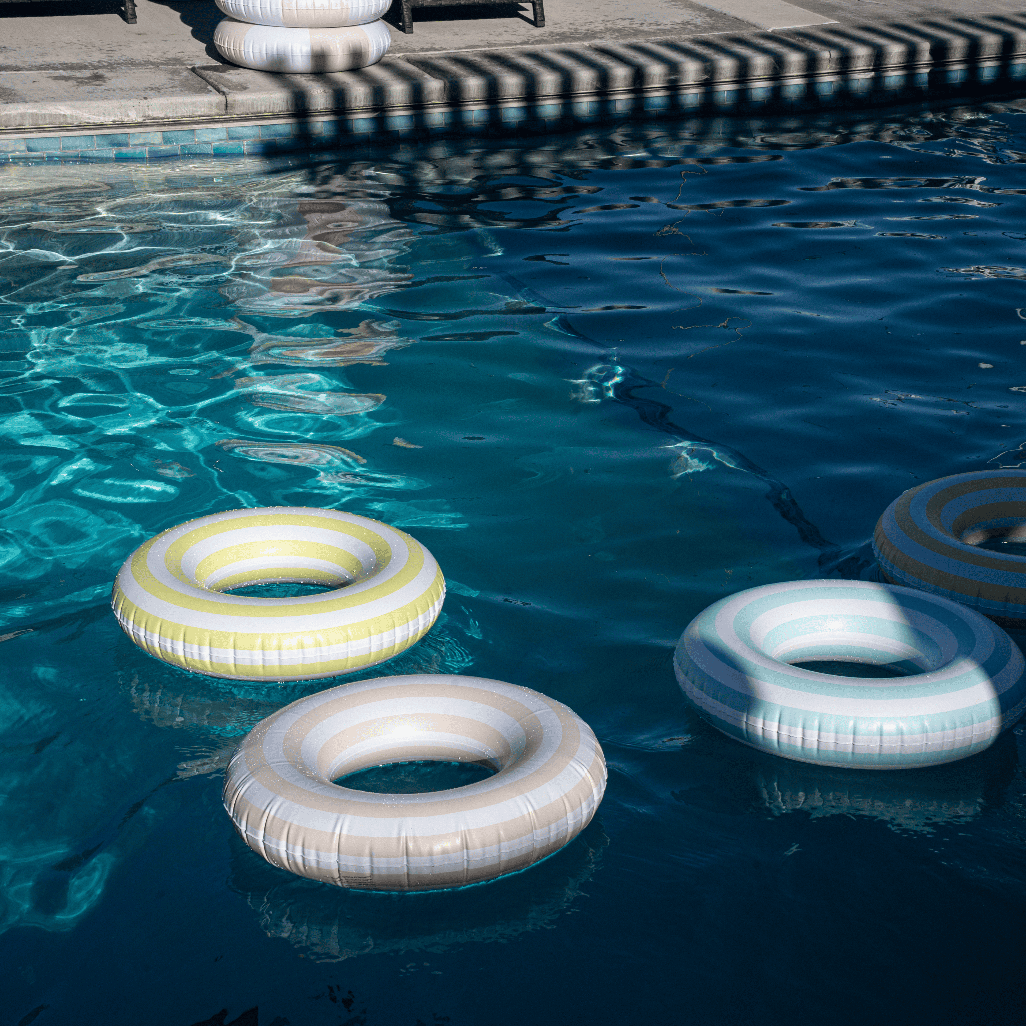 Mini Pool Rings — Stripes 6-Pack