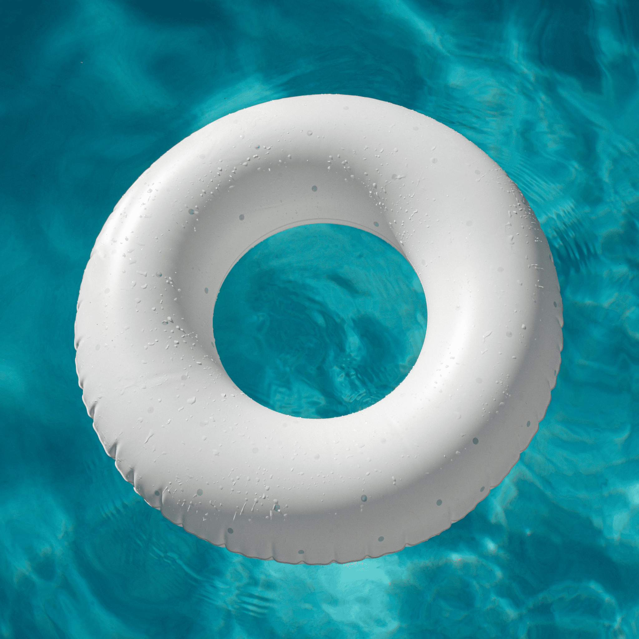 Mini Pool Rings — Polka Dots 4-Pack